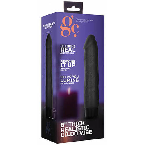 8" Thick Realistic Vibrating Cock