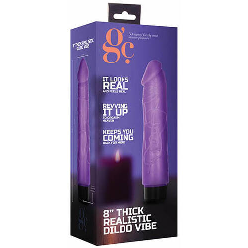 8" Thick Realistic Vibrating Cock