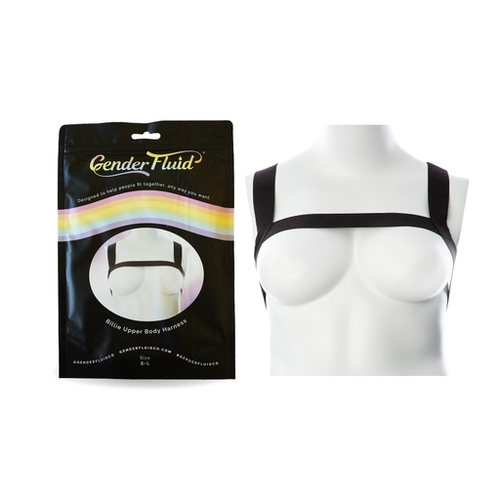Gender Fluid Billie Harness S-L Black
