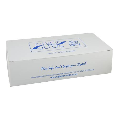Glyde Condom - Blueberry 53mm Bulk 100's