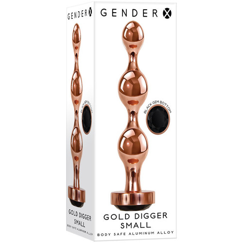 Gold Digger Small Anal Beads