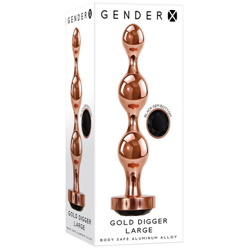 Gold Digger Large Anal Beads