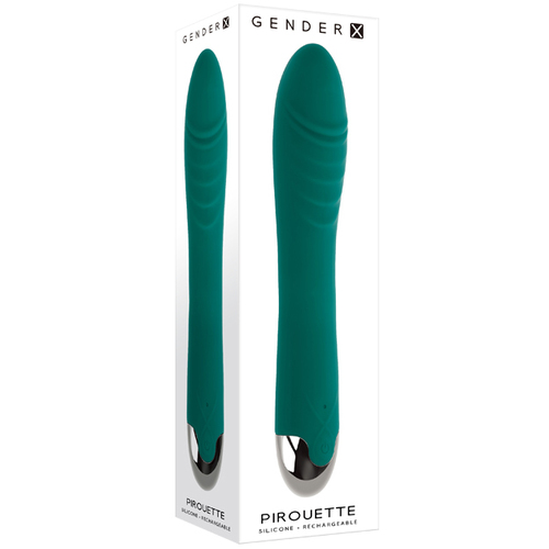 Gender X PIROUETTE Green 20.6 cm USB Rechargeable Vibrator