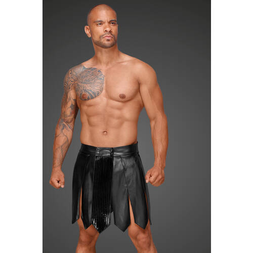 Leather Men Gladiator Skirt M