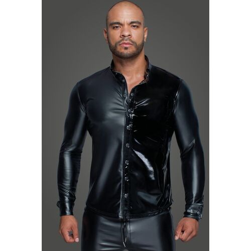 Powerwetlook/PVC/Button Placket S