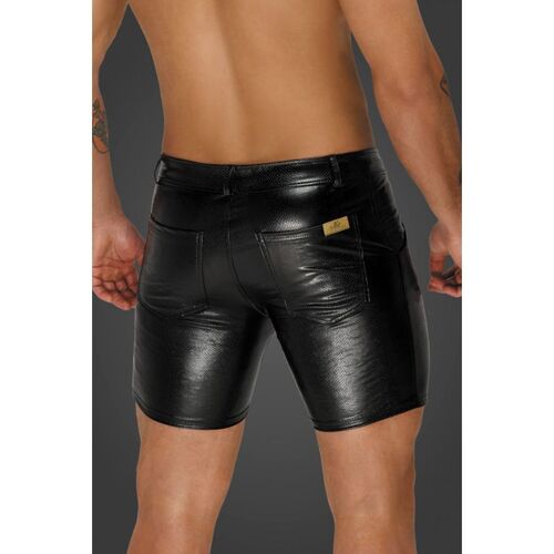 Snake Wetlook Mid Length Shorts with Back Pockets OS