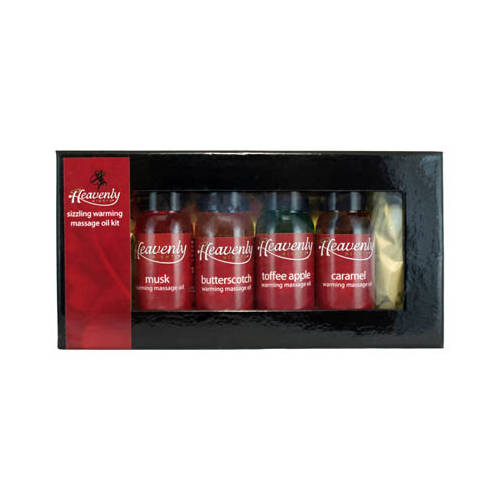 Heavenly Nights Candy Warming Massage Oil Kit