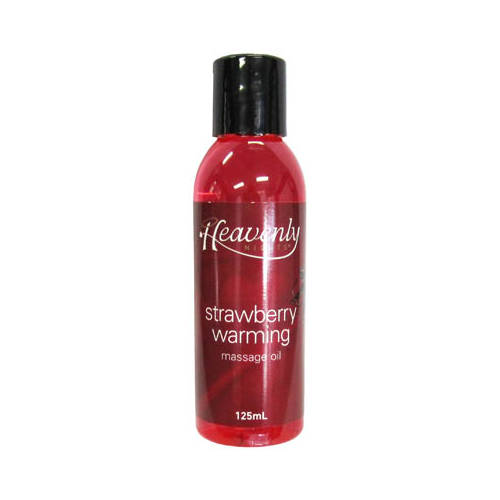Heavenly Nights Warming Massage Oil Strawberry 125ml