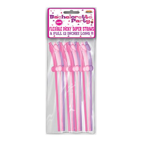 12&quot; Dicky Straws (10 Pieces)