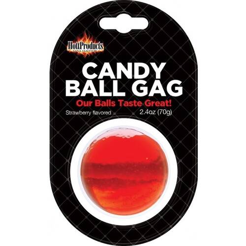 Candy Ball Gag (Strawberry)