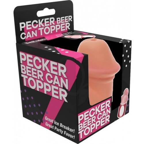 Pecker Beer Can Topper