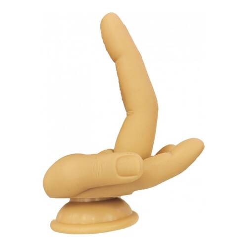 Finger Fest- Double Up Dildo- Flesh