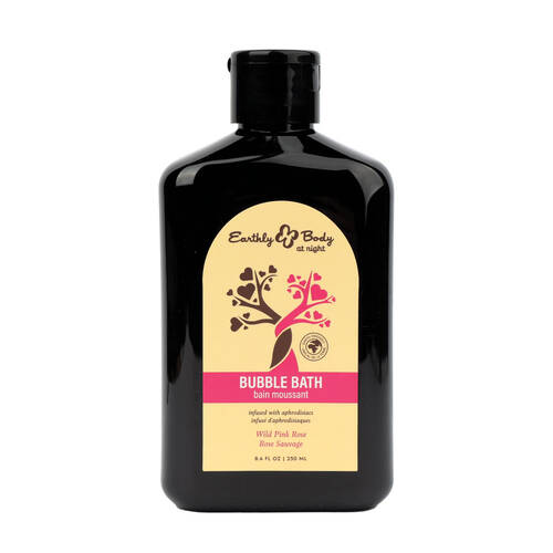 EB Hemp Seed Bubble Bath WILD PINK ROSE - 250 ml Wild Pink Rose Scented Bubble Bath  - 250 ml Bottle