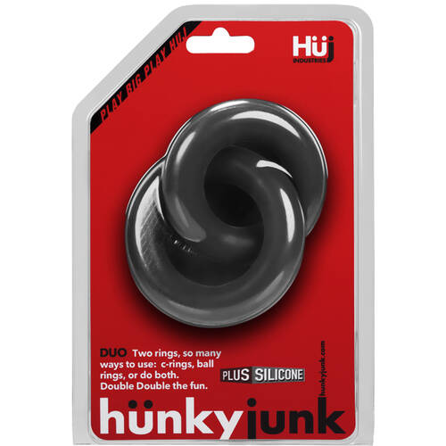 Duo Linked Cock & Ball Ring