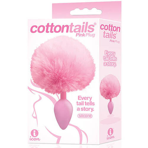 Pink Bunny Tail Plug