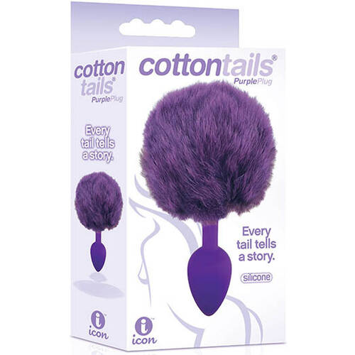Purple Bunny Tail Plug