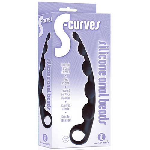 S-Curved Anal Beads