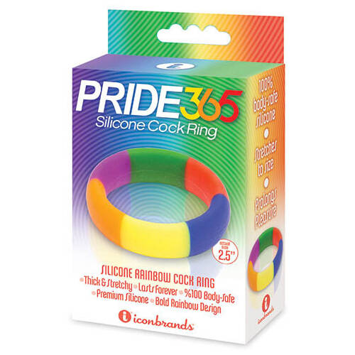 Rainbow Coloured Cock Ring