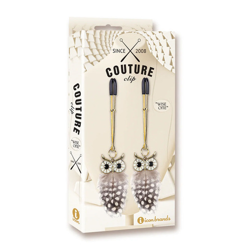 Couture Clip - Wise One Gold Nipple Clamps - Set of 2