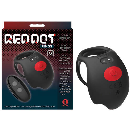 Dot Rings V3  Usb Rechargeable Vibrating Cock & Ball Ring With Remote