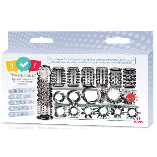 Cock Ring + Penis Sleeve Set
