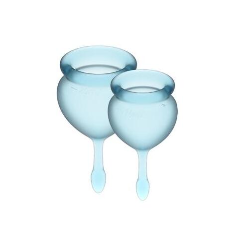 Satisfyer Feel Good Menstrual Cup (Light Blue)