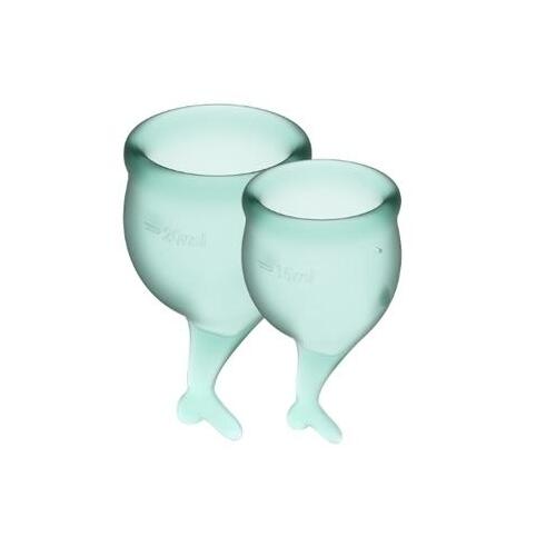 Satisfyer Feel Secure Menstrual Cup (Dark Green)