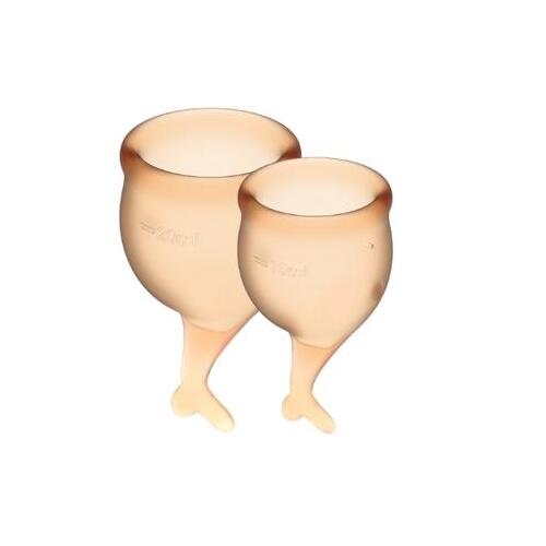 Satisfyer Feel Secure Menstrual Cup (Orange)