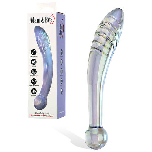 Adam & Eve FAIRY WAND 22 cm Glass Dildo