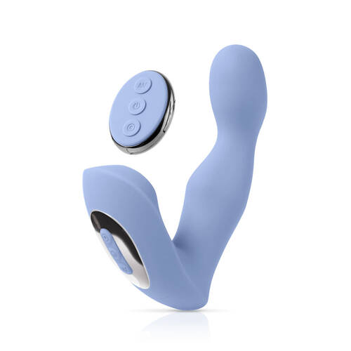 JimmyJane Pulsus P-Spot Blue USB Rechargeable Prostate Massager with Remote