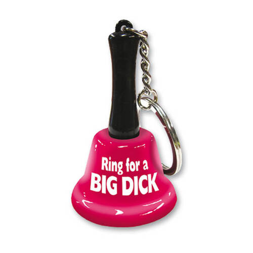 Ring For Big Dick Keychain Bell