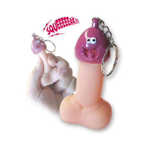 Squeaky Pecker Key Ring