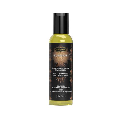 Sex Magnet Pheromone - Leather Massage Oil 59 ml