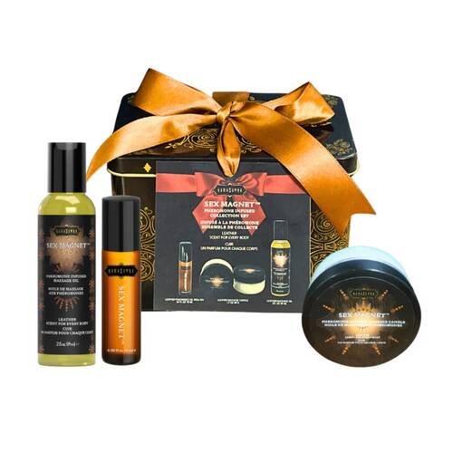 Sex Magnet Pheromone Leather Gift Set