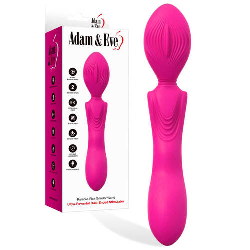 Adam & Eve GRINDER WAND Pink 23.9 cm USB Rechargeable Massage Wand