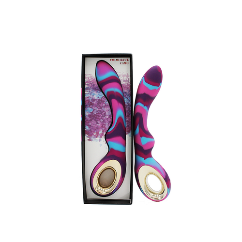 Colourful Camo Magic Vibrator Pink