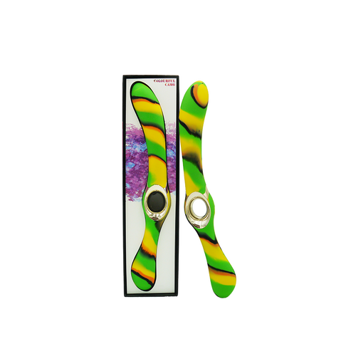 Colourful Camo Entice Vibrator Green