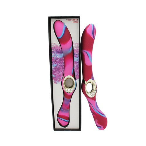 Colourful Camo Entice Vibrator Pink
