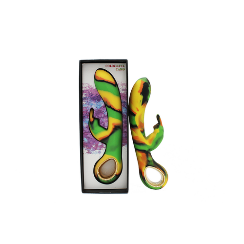 Colourful Camo Dini Vibrator  (Heating)