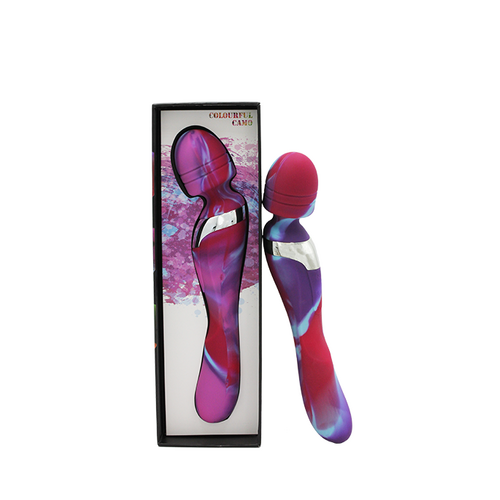 Colourful Camo Beja 2in1 Vibrator Pink