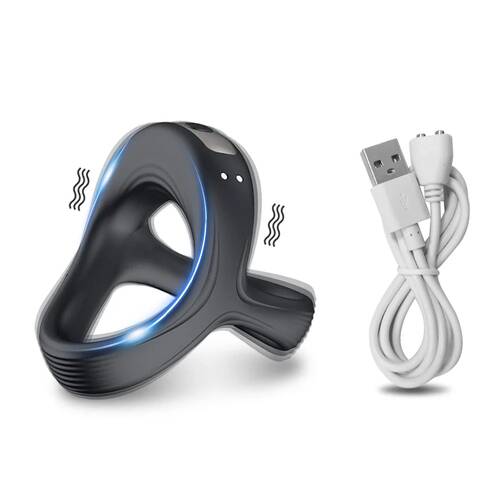 3-Ring Vibrating Cock Ring