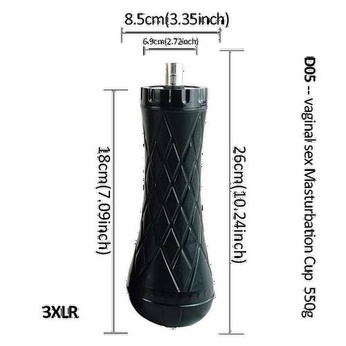 3XLR Machine Masturbation Cup