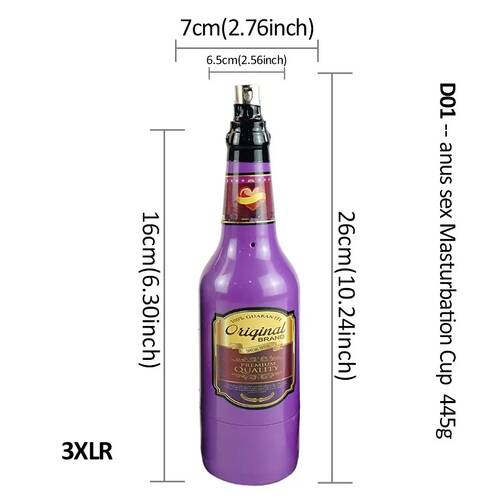 3XLR Anal Machine Stroker Cup