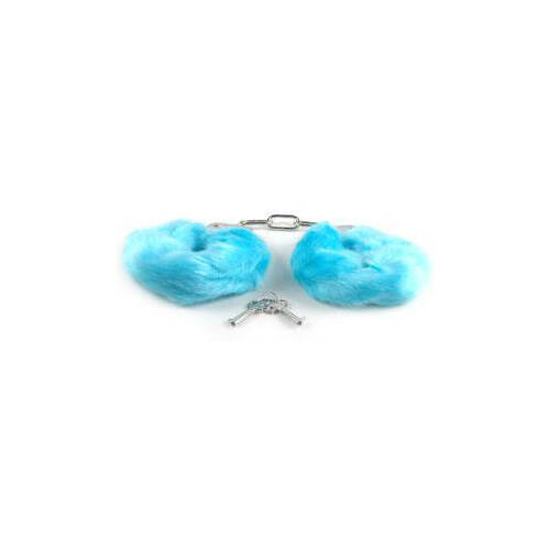Blue Furry Handcuffs