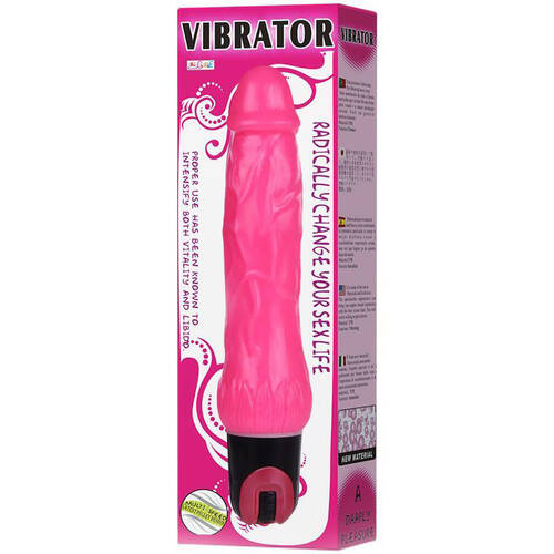 9" Pink Jelly Vibrator