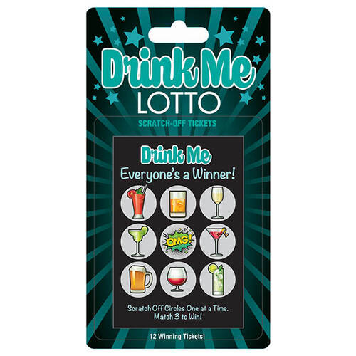 Drink Me Lotto Party Scratcher