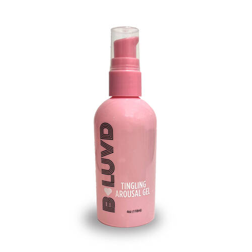 B-LUVD Tingling Arousal Gel Water Based Unisex Arousal Gel Lubricant - 118 ml Bottle