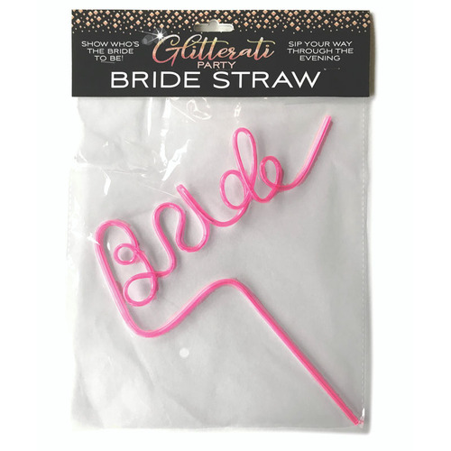 Bride Crazy Straw