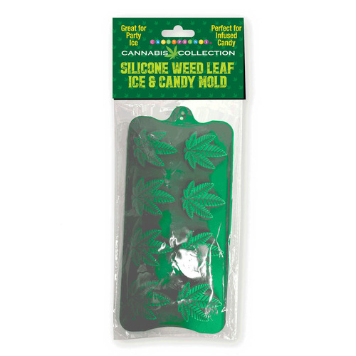 Cannabis Silicone Weed Leaf Ice Mould Makes 8 Ice Leaves