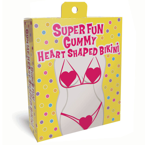 Super Fun Gummy Heart Shaped Bikini Novelty Edible Underwear
